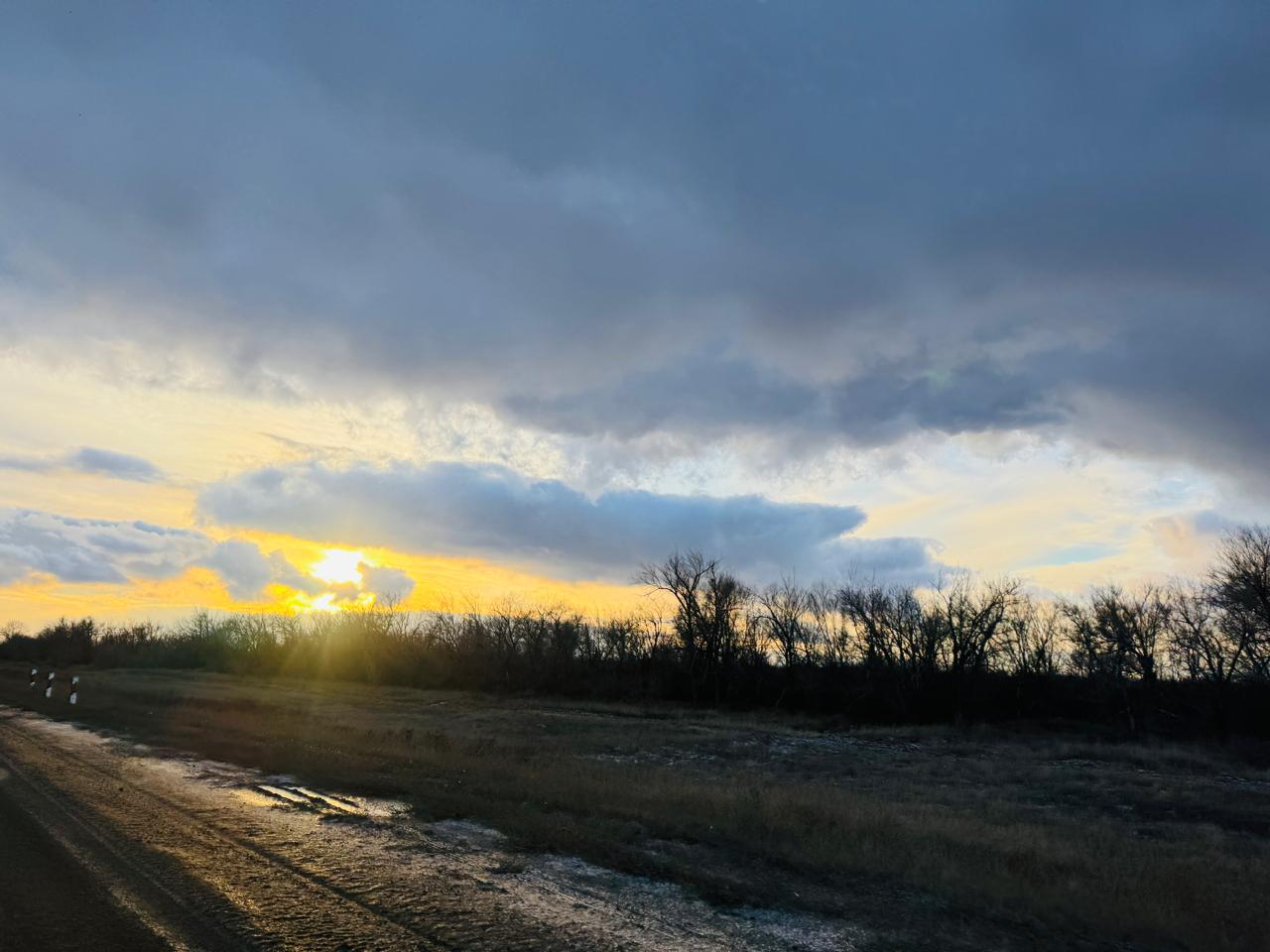 Погода без осадков ожидается в ЗКО 8 января